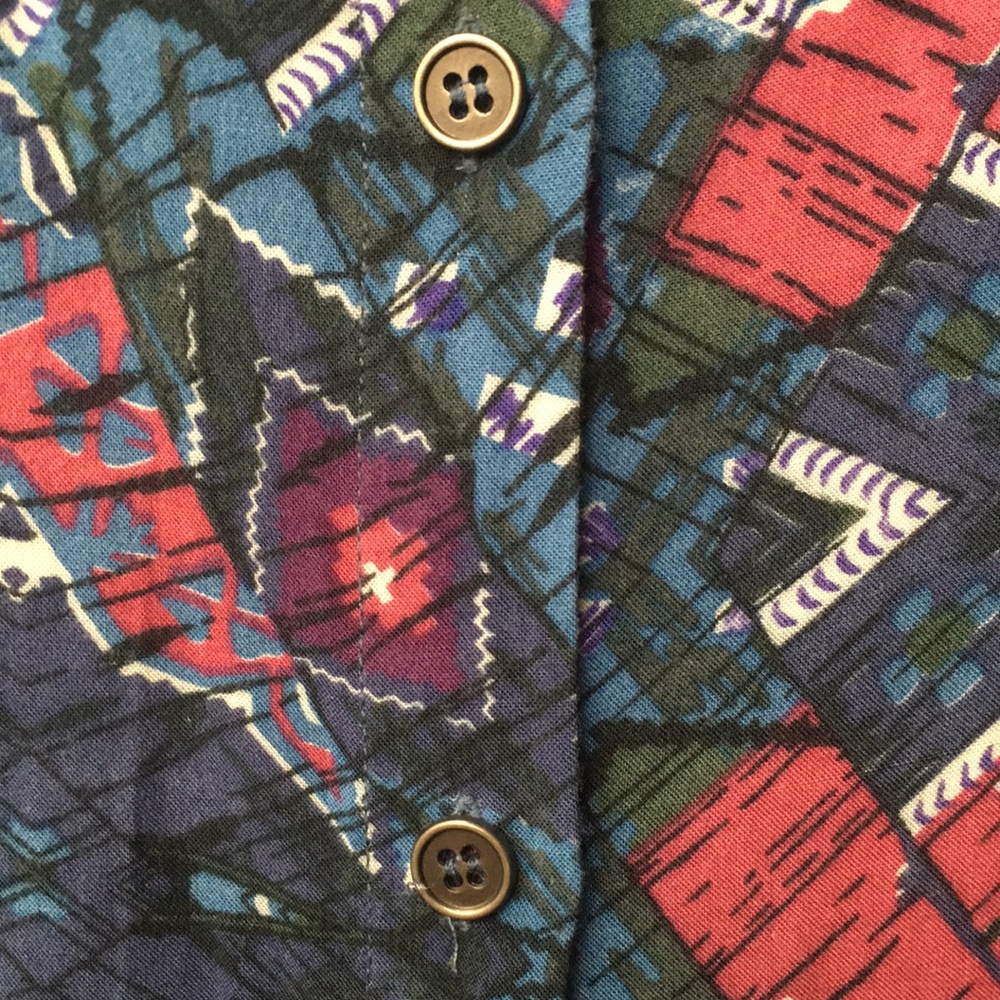 🌺🌸 Women’s UO Pleated Tribal ButtonUp Mini Dress - Picture 8 of 12